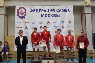 Первенство Москвы по самбо среди юношей 17-18 лет
