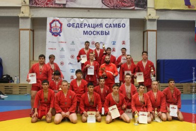 Первенство Москвы по самбо среди юношей 17-18 лет
