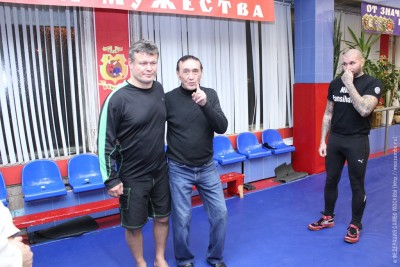 Мастер-класс Сергея Громова и Олега Тактарова в клубе «Самбо-70»
