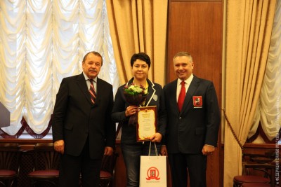 Церемония награждения в Москомспорте
