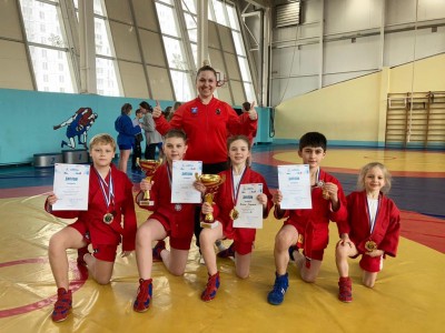 Школьная спортивная лига по самбо среди юношей 11-12 лет (9 апреля, Некрасовка)