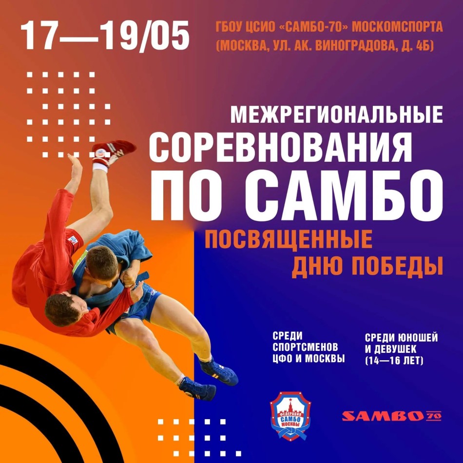 Межрегиональные соревнования, посвященные Дню Победы среди спортсменов ЦФО и Москвы