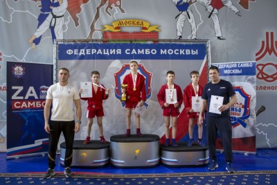 Первенство Москвы по самбо среди юношей и девушек 12–14 лет