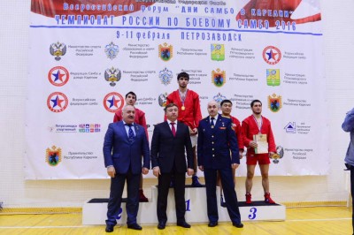 7 медалей завоевали москвичи на Чемпионате России по боевому самбо в Петрозаводске
