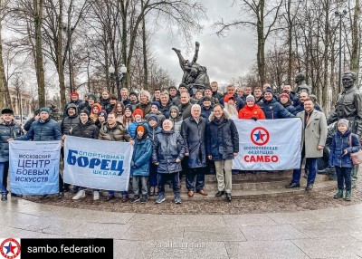 В Москве прошло открытие стелы, посвященной основоположникам самбо