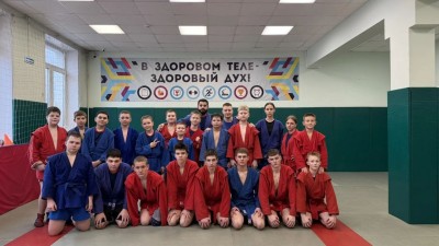 Мастер-класс по самбо в Петровской кадетской школе