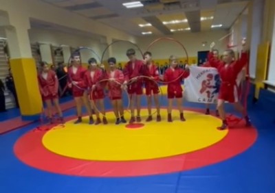 Открытие зала самбо в Московском дипломатическом кадетском корпусе