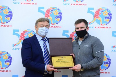 Сотрудники «Самбо-70»  награждены памятными благодарностями Международной федерации самбо